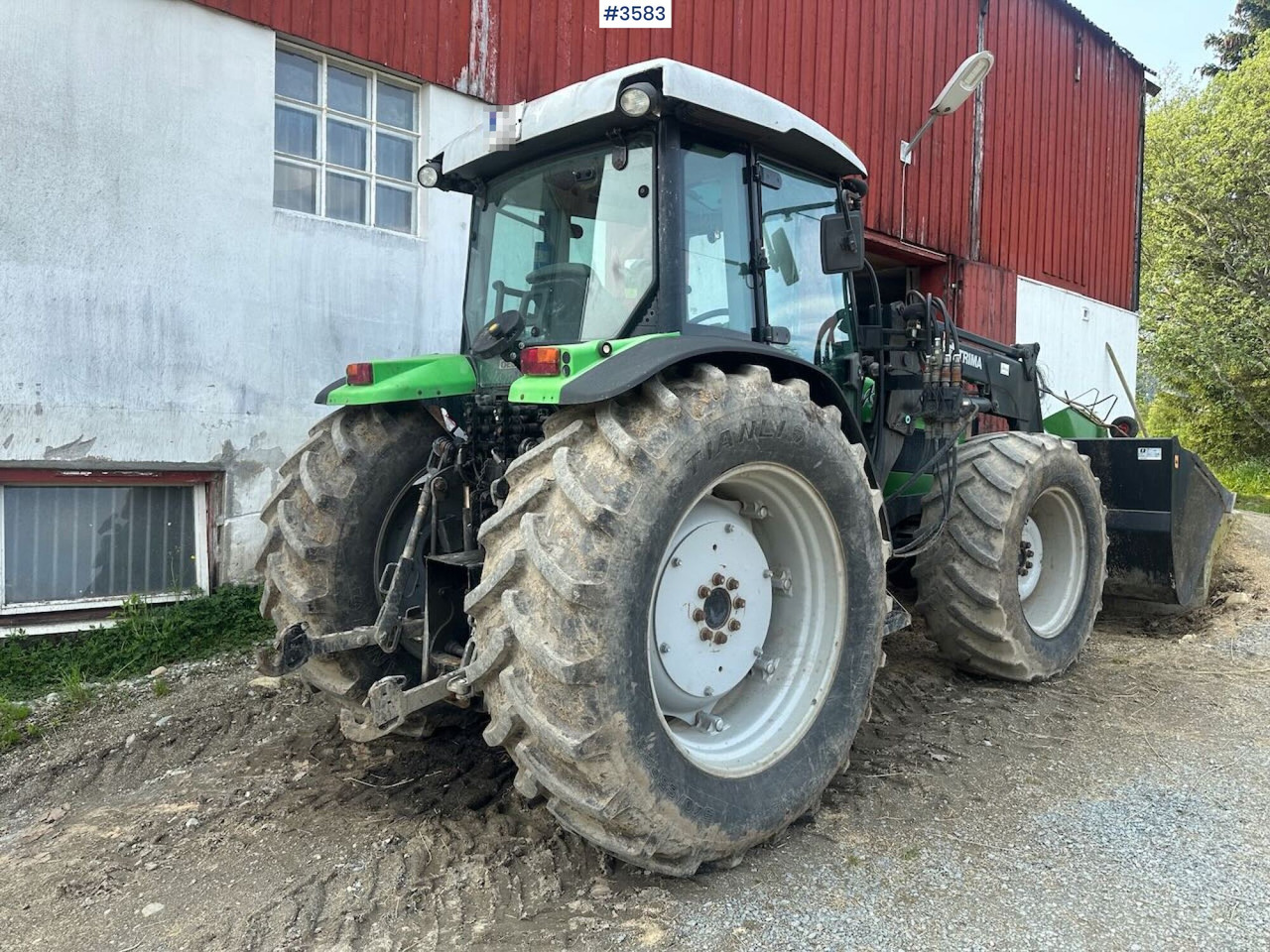 2008 Deutz-Fahr Agrofarm 100 traktor w/ Trima Front loader. See hours! - Traktor: slika  2008 Deutz-Fahr Agrofarm 100 traktor w/ Trima Front loader. See hours! - Traktor 2008 Deutz-Fahr Agrofarm 100 traktor w/ Trima Front loader. See hours! - Traktor: slika  2008 Deutz-Fahr Agrofarm 100 traktor w/ Trima Front loader. See hours! - Traktor