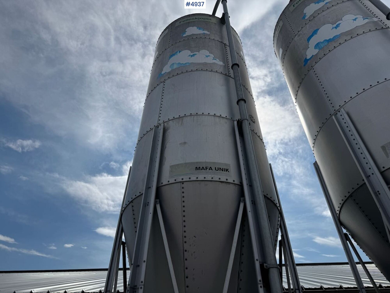 Oprema za stoku 2008 Mafa 27.6 cubic meter feed silos x2: slika Oprema za stoku 2008 Mafa 27.6 cubic meter feed silos x2