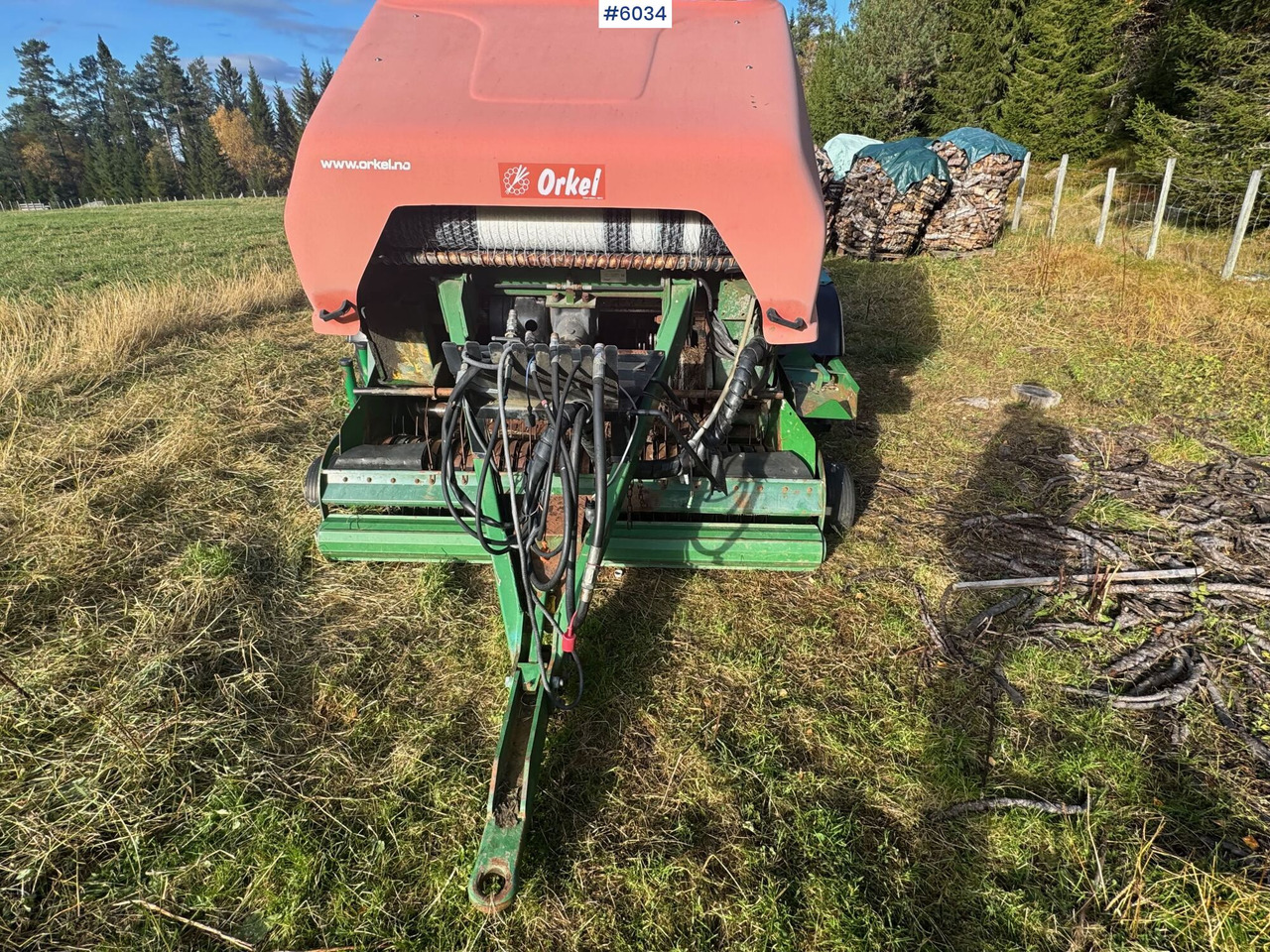 Oprema za prevrtanje sijena 2008 Orkel 1260 round baler: slika Oprema za prevrtanje sijena 2008 Orkel 1260 round baler