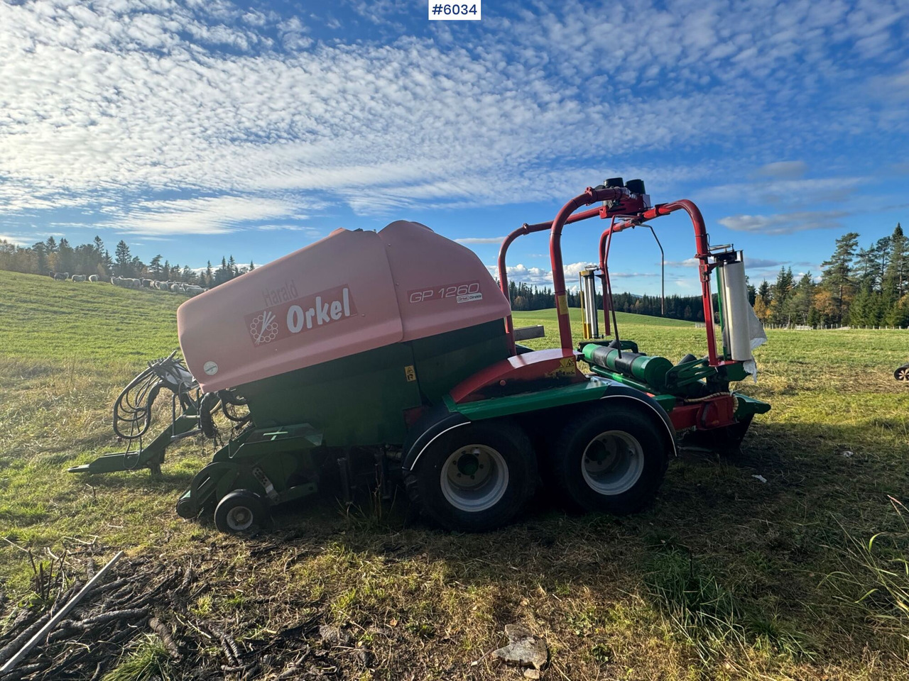 Oprema za prevrtanje sijena 2008 Orkel 1260 round baler: slika Oprema za prevrtanje sijena 2008 Orkel 1260 round baler