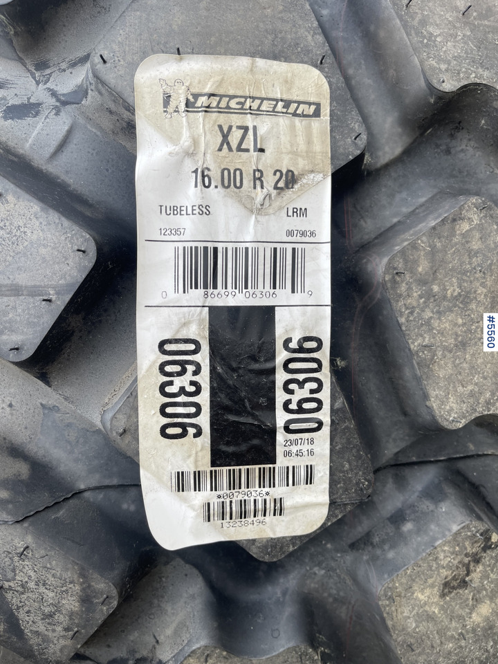 2018 Michelin XLZ 16.00 R20 Wheel Loader Tires - Guma za Utovarivač: slika 2018 Michelin XLZ 16.00 R20 Wheel Loader Tires - Guma za Utovarivač 2018 Michelin XLZ 16.00 R20 Wheel Loader Tires - Guma za Utovarivač: slika 2018 Michelin XLZ 16.00 R20 Wheel Loader Tires - Guma za Utovarivač