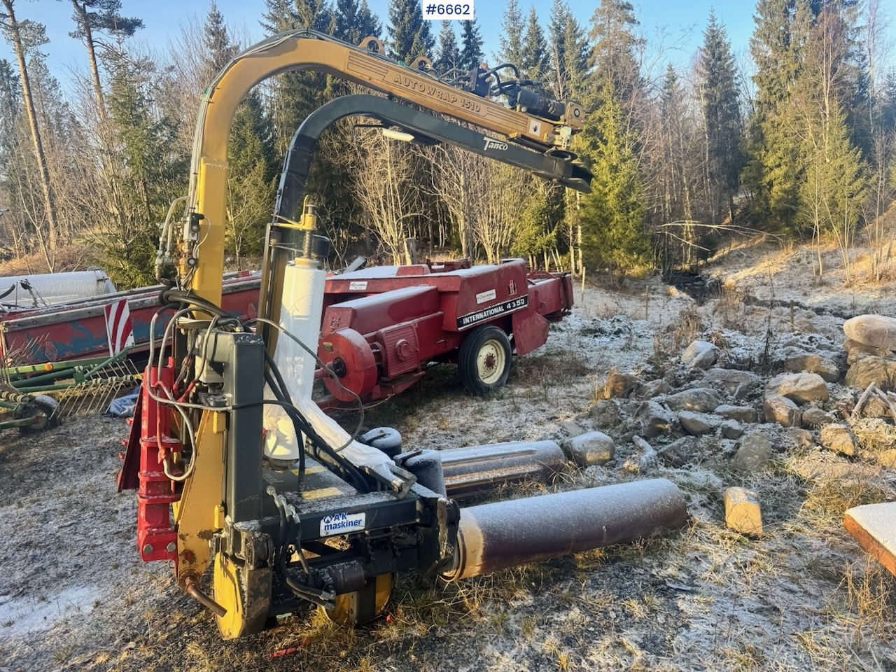 Approx. 2006 Tanco 1510 Round Bale Wrapper. - Oprema za prevrtanje sijena: slika Approx. 2006 Tanco 1510 Round Bale Wrapper. - Oprema za prevrtanje sijena Approx. 2006 Tanco 1510 Round Bale Wrapper. - Oprema za prevrtanje sijena: slika Approx. 2006 Tanco 1510 Round Bale Wrapper. - Oprema za prevrtanje sijena