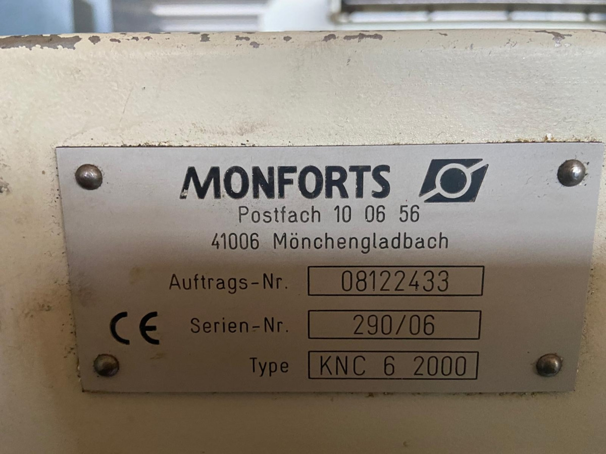 MONFORTS KNC 6-2000 - Strug za metal: slika MONFORTS KNC 6-2000 - Strug za metal MONFORTS KNC 6-2000 - Strug za metal: slika MONFORTS KNC 6-2000 - Strug za metal