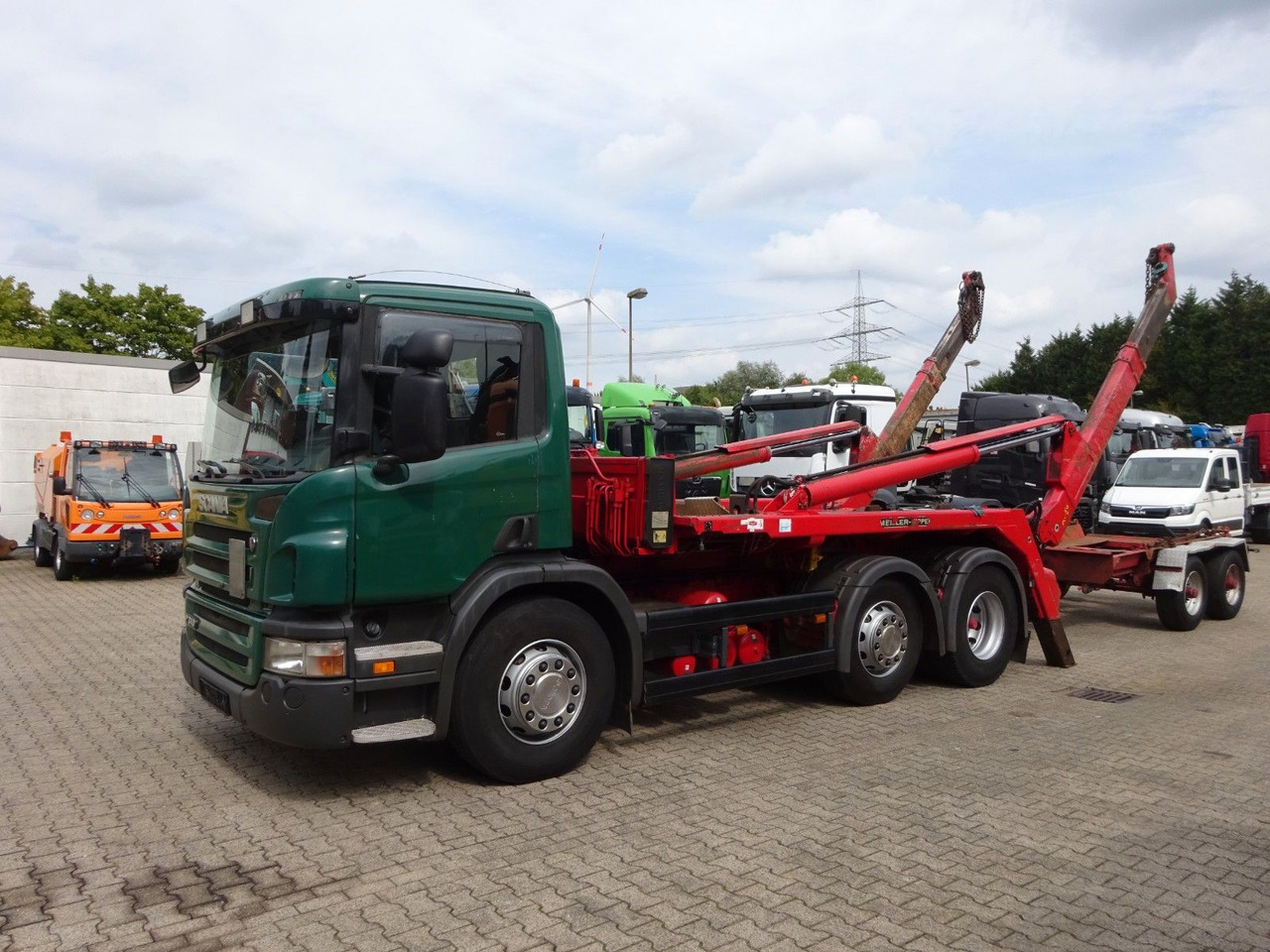 Scania P310 Absetzkipper MEILLER mit Lift+Lenkachse 6x2 - Kiper: slika Scania P310 Absetzkipper MEILLER mit Lift+Lenkachse 6x2 - Kiper Scania P310 Absetzkipper MEILLER mit Lift+Lenkachse 6x2 - Kiper: slika Scania P310 Absetzkipper MEILLER mit Lift+Lenkachse 6x2 - Kiper