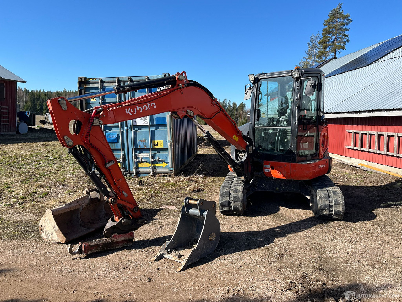 Kubota 48-4, kaivinkone kahdella kauhalla, 2015, Kouvola - Građevinski strojevi: slika Kubota 48-4, kaivinkone kahdella kauhalla, 2015, Kouvola - Građevinski strojevi Kubota 48-4, kaivinkone kahdella kauhalla, 2015, Kouvola - Građevinski strojevi: slika Kubota 48-4, kaivinkone kahdella kauhalla, 2015, Kouvola - Građevinski strojevi