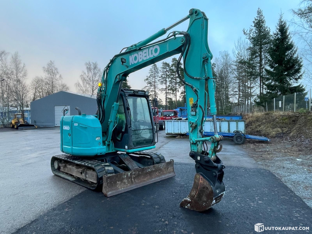 Kobelco SK75SR-3E, 8-tonne excavator with mono boom, 2014, Ylöjärvi - Mini bager: slika Kobelco SK75SR-3E, 8-tonne excavator with mono boom, 2014, Ylöjärvi - Mini bager Kobelco SK75SR-3E, 8-tonne excavator with mono boom, 2014, Ylöjärvi - Mini bager: slika Kobelco SK75SR-3E, 8-tonne excavator with mono boom, 2014, Ylöjärvi - Mini bager
