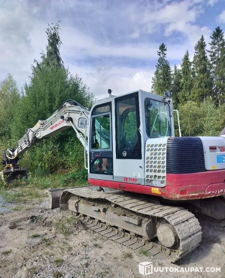 Takeuchi TB 1140, 2015, 7,800 h Tracked excavator, Ylöjärvi - Bager gusjeničar: slika Takeuchi TB 1140, 2015, 7,800 h Tracked excavator, Ylöjärvi - Bager gusjeničar Takeuchi TB 1140, 2015, 7,800 h Tracked excavator, Ylöjärvi - Bager gusjeničar: slika Takeuchi TB 1140, 2015, 7,800 h Tracked excavator, Ylöjärvi - Bager gusjeničar