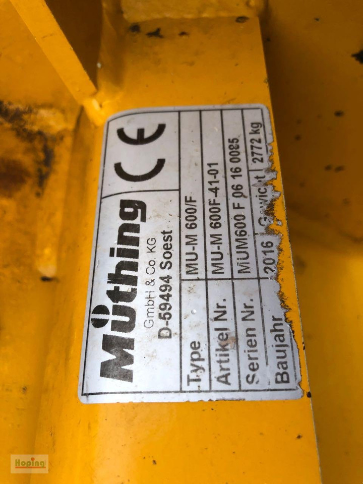 Malčer Müthing MUM 600/F: slika Malčer Müthing MUM 600/F Malčer Müthing MUM 600/F: slika Malčer Müthing MUM 600/F