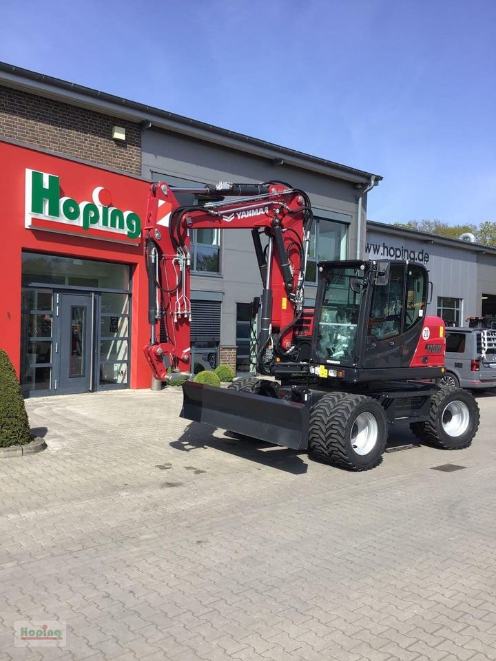 Yanmar B110W - Bager na kotačima: slika Yanmar B110W - Bager na kotačima Yanmar B110W - Bager na kotačima: slika Yanmar B110W - Bager na kotačima