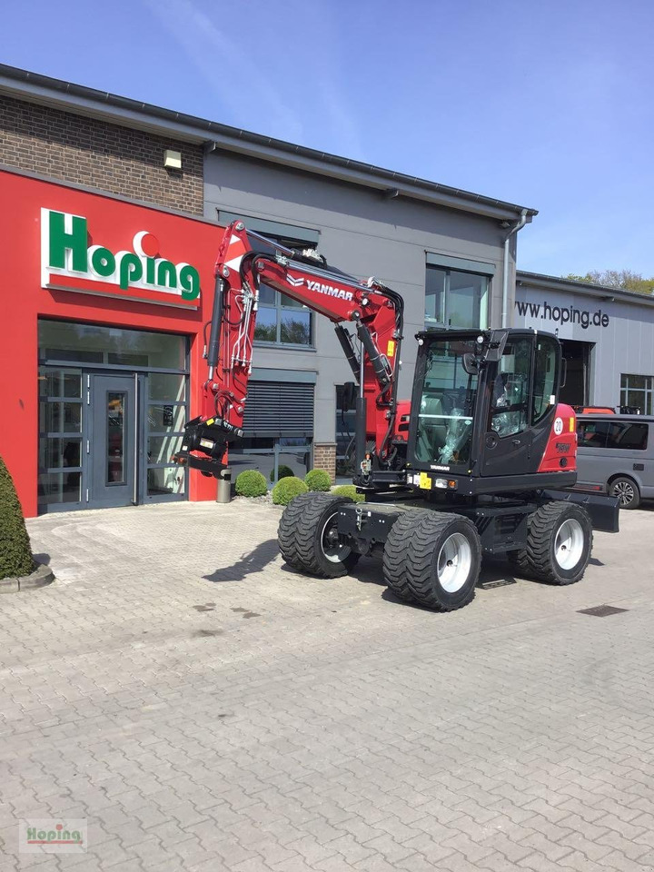 Yanmar B75W - Bager na kotačima: slika Yanmar B75W - Bager na kotačima Yanmar B75W - Bager na kotačima: slika Yanmar B75W - Bager na kotačima