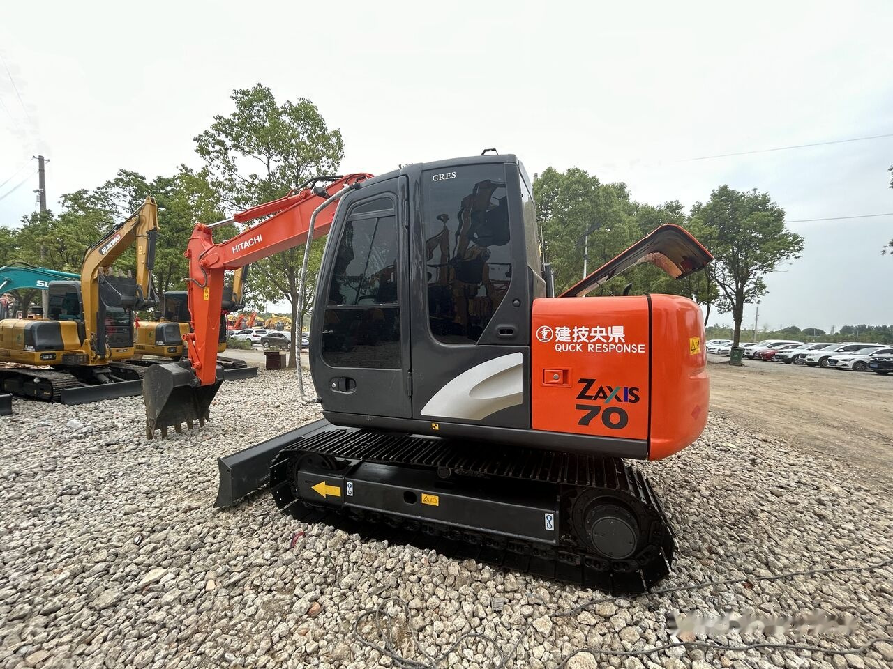 Bager gusjeničar Hitachi zx70: slika Bager gusjeničar Hitachi zx70