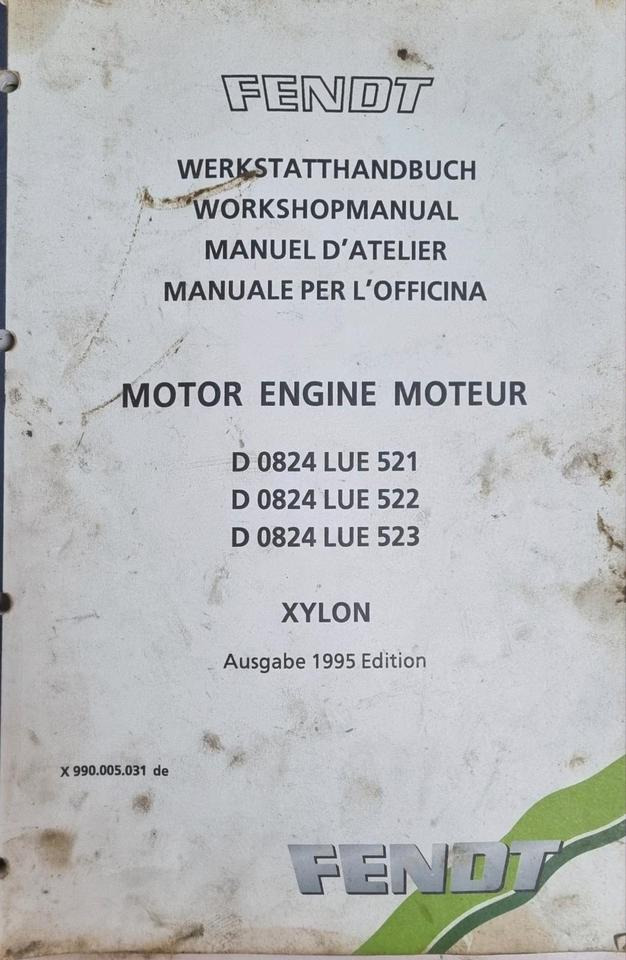 Fendt Xylon Werkstatthandbuch Reperaturanleitung 500 510 515 512 Favorit Werkstattbuch Bedienungsanleitung - Univerzalni dio za Poljoprivredni strojevi: slika Fendt Xylon Werkstatthandbuch Reperaturanleitung 500 510 515 512 Favorit Werkstattbuch Bedienungsanleitung - Univerzalni dio za Poljoprivredni strojevi Fendt Xylon Werkstatthandbuch Reperaturanleitung 500 510 515 512 Favorit Werkstattbuch Bedienungsanleitung - Univerzalni dio za Poljoprivredni strojevi: slika Fendt Xylon Werkstatthandbuch Reperaturanleitung 500 510 515 512 Favorit Werkstattbuch Bedienungsanleitung - Univerzalni dio za Poljoprivredni strojevi