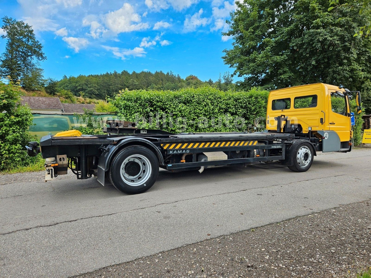 Mercedes-Benz Kamag * WBH 25 * Wiesel * Umsetzer * Sattelkupp. - Transporter kontejnera/ Kamion s izmjenjivim sanducima: slika Mercedes-Benz Kamag * WBH 25 * Wiesel * Umsetzer * Sattelkupp. - Transporter kontejnera/ Kamion s izmjenjivim sanducima Mercedes-Benz Kamag * WBH 25 * Wiesel * Umsetzer * Sattelkupp. - Transporter kontejnera/ Kamion s izmjenjivim sanducima: slika Mercedes-Benz Kamag * WBH 25 * Wiesel * Umsetzer * Sattelkupp. - Transporter kontejnera/ Kamion s izmjenjivim sanducima