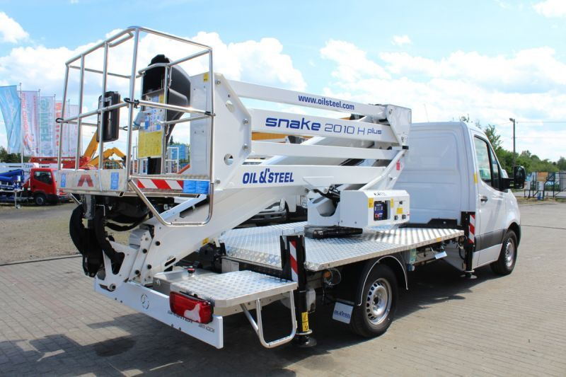 Oil&Steel Snake 2010 H Plus 20 m zamontowany na Mercedes-Benz Sprinter - Podizna platforma montirana na kamion: slika Oil&Steel Snake 2010 H Plus 20 m zamontowany na Mercedes-Benz Sprinter - Podizna platforma montirana na kamion Oil&Steel Snake 2010 H Plus 20 m zamontowany na Mercedes-Benz Sprinter - Podizna platforma montirana na kamion: slika Oil&Steel Snake 2010 H Plus 20 m zamontowany na Mercedes-Benz Sprinter - Podizna platforma montirana na kamion