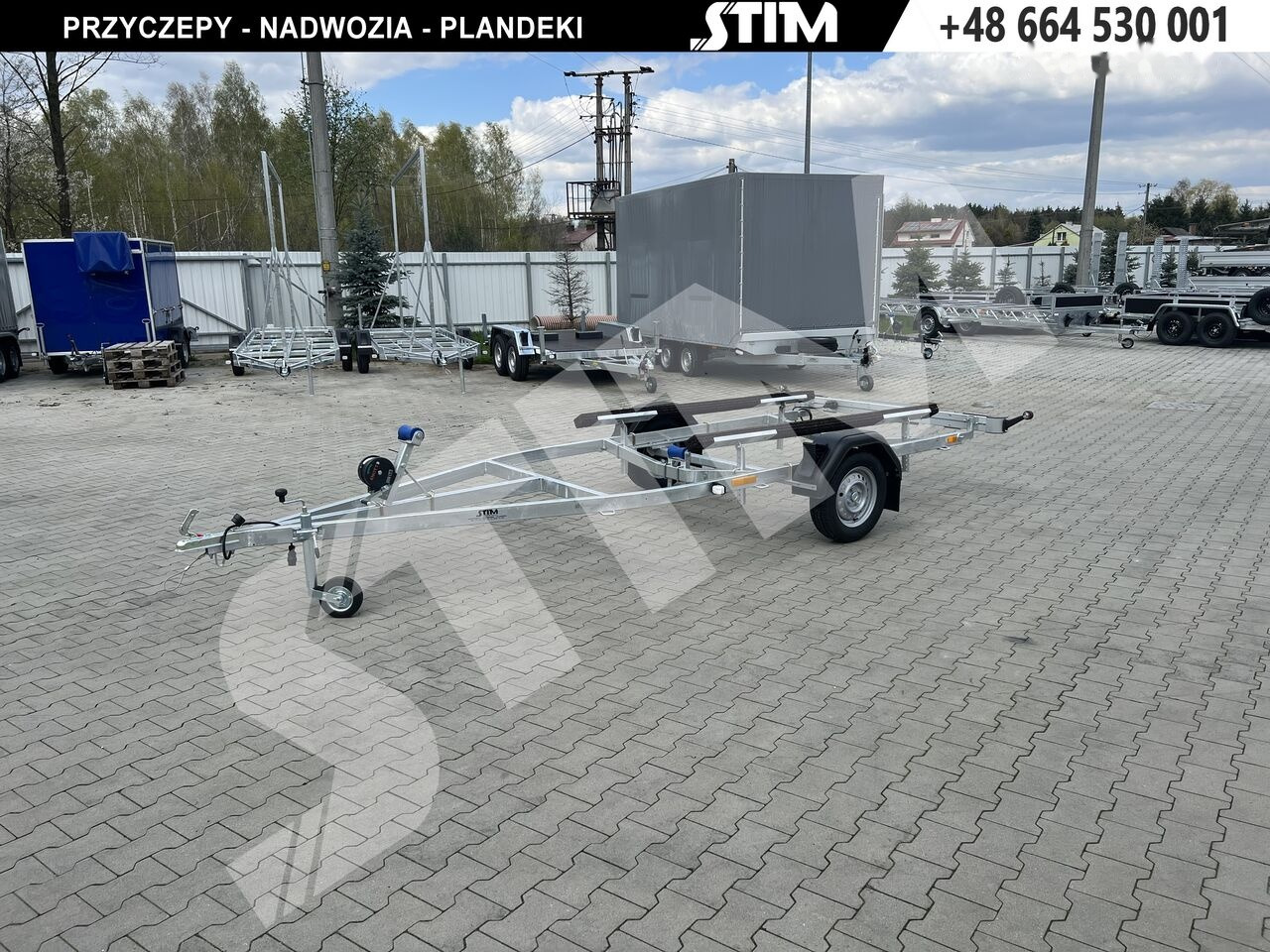 Stim L11/PŁ-ST/50-075 - Prikolica za plovila: slika Stim L11/PŁ-ST/50-075 - Prikolica za plovila Stim L11/PŁ-ST/50-075 - Prikolica za plovila: slika Stim L11/PŁ-ST/50-075 - Prikolica za plovila