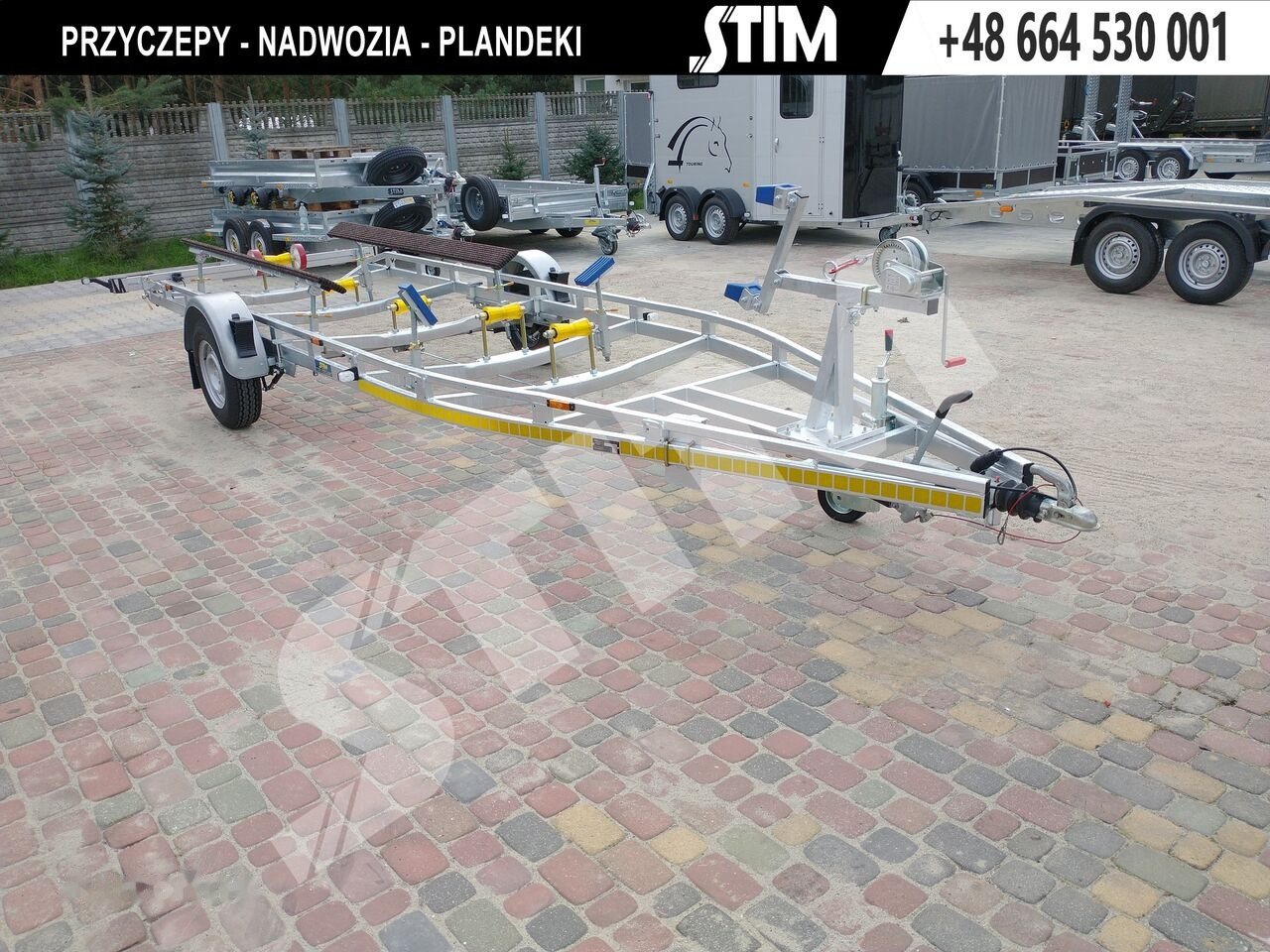 Stim L21/PŁ-ST/65-18 - Prikolica za plovila: slika Stim L21/PŁ-ST/65-18 - Prikolica za plovila Stim L21/PŁ-ST/65-18 - Prikolica za plovila: slika Stim L21/PŁ-ST/65-18 - Prikolica za plovila