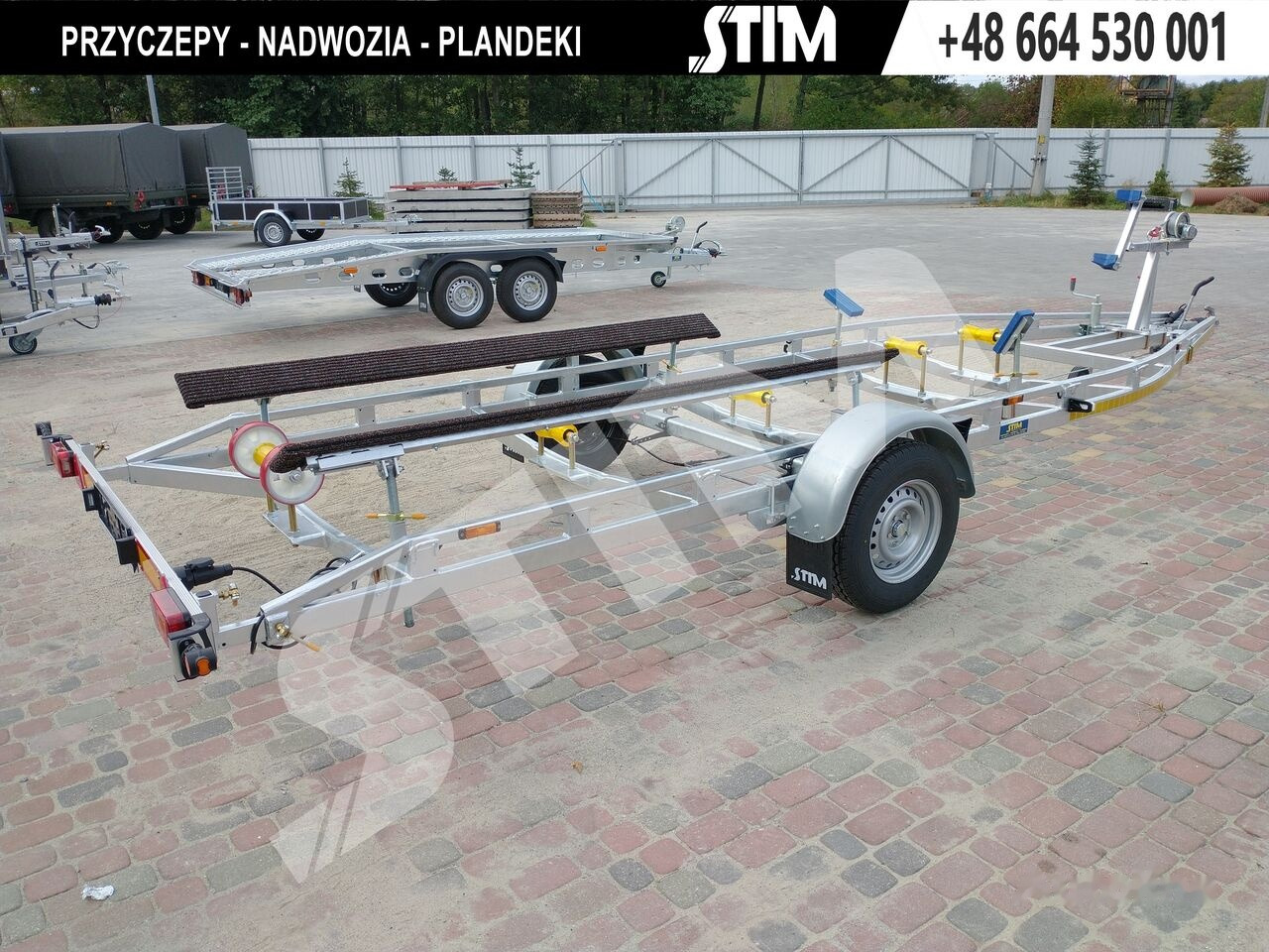 Stim L21/PŁ-ST/65-18 - Prikolica za plovila: slika Stim L21/PŁ-ST/65-18 - Prikolica za plovila Stim L21/PŁ-ST/65-18 - Prikolica za plovila: slika Stim L21/PŁ-ST/65-18 - Prikolica za plovila