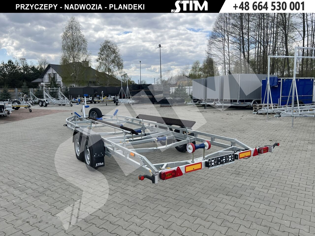 Stim L22/PŁ-ST/75-27 - Prikolica za plovila: slika Stim L22/PŁ-ST/75-27 - Prikolica za plovila Stim L22/PŁ-ST/75-27 - Prikolica za plovila: slika Stim L22/PŁ-ST/75-27 - Prikolica za plovila