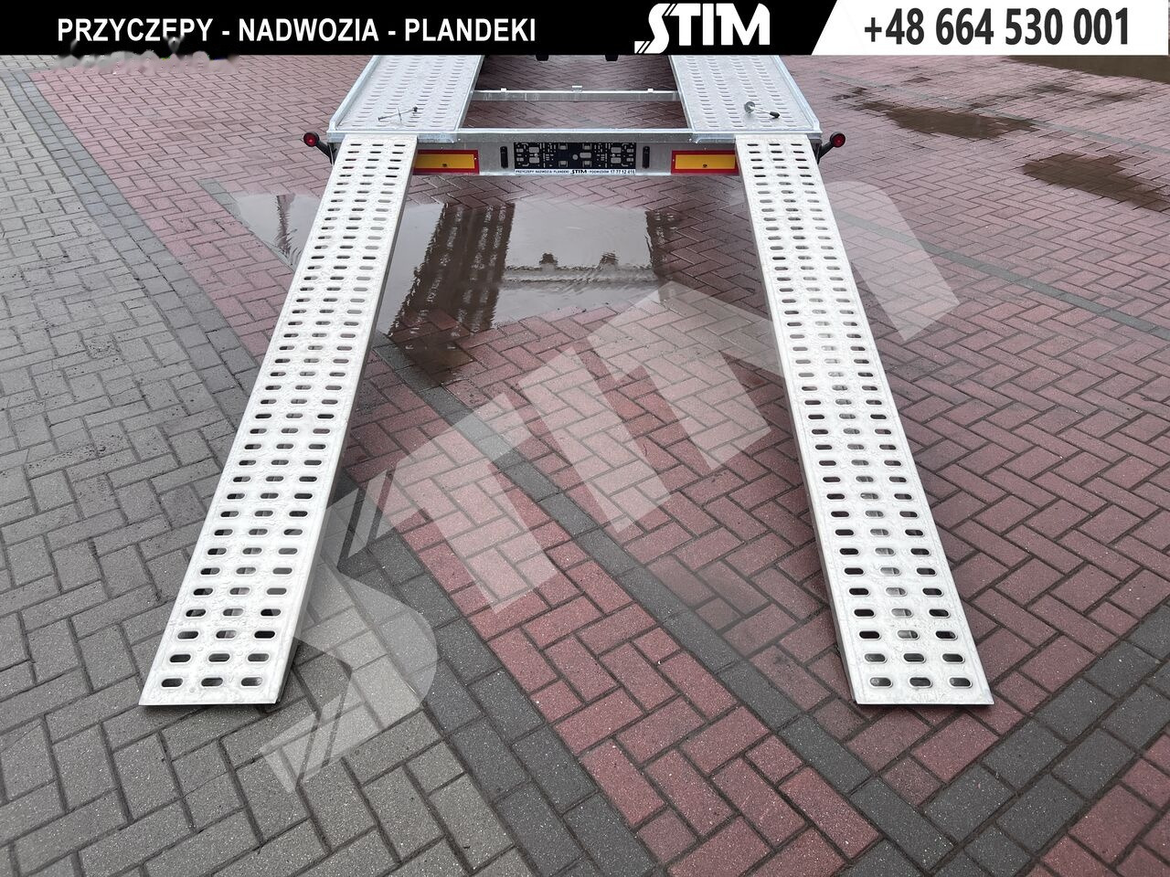 Novi Prikolica za prijevoz automobila Stim L23/PP-TS/85-35S-RY: slika Novi Prikolica za prijevoz automobila Stim L23/PP-TS/85-35S-RY