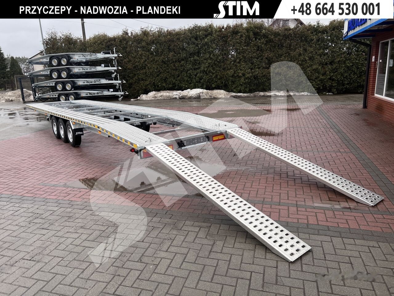 Novi Prikolica za prijevoz automobila Stim L23/PP-TS/85-35S-RY: slika Novi Prikolica za prijevoz automobila Stim L23/PP-TS/85-35S-RY