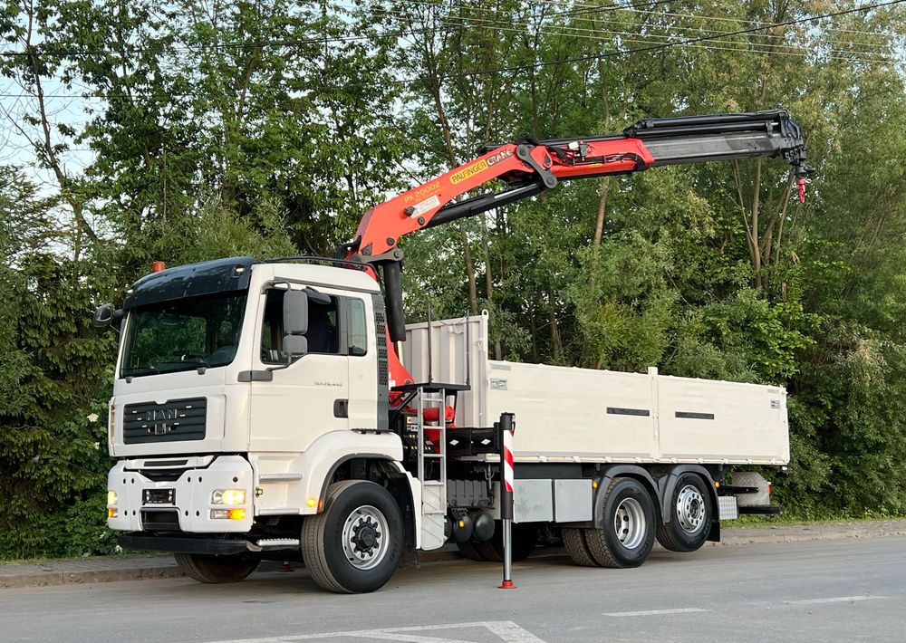 Kamion s otvorenim sandukom, Kamion s kranom MAN * TGA 26-440 * 4x6 Hydrodrive * HDS Palfinger PK 20002 * Bardzo Dobry Stan: slika Kamion s otvorenim sandukom, Kamion s kranom MAN * TGA 26-440 * 4x6 Hydrodrive * HDS Palfinger PK 20002 * Bardzo Dobry Stan