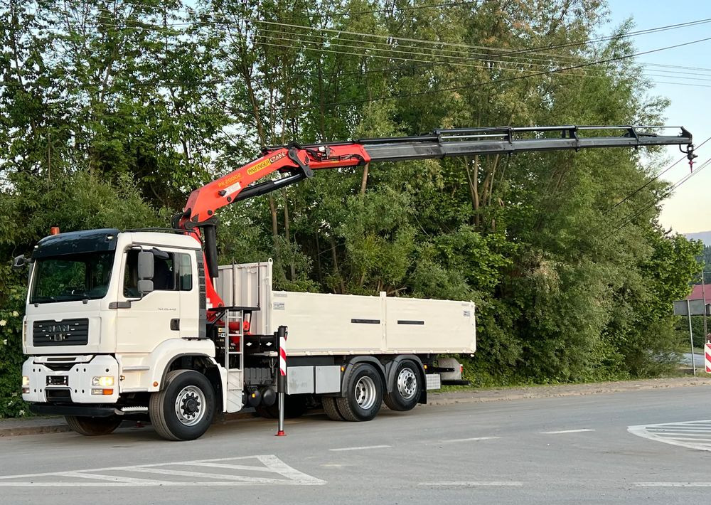 Kamion s otvorenim sandukom, Kamion s kranom MAN * TGA 26-440 * 4x6 Hydrodrive * HDS Palfinger PK 20002 * Bardzo Dobry Stan: slika Kamion s otvorenim sandukom, Kamion s kranom MAN * TGA 26-440 * 4x6 Hydrodrive * HDS Palfinger PK 20002 * Bardzo Dobry Stan