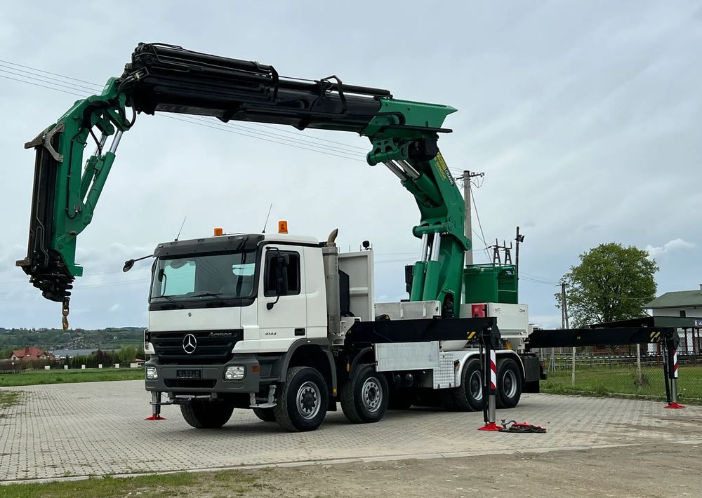 Kamion s kranom Mercedes-Benz * Mercedes 8x6  Actros 4144 * HDS Palfinger 150002 + FLY JIB PJ 170 * Dźwig * 40 TON * Wyciągarka * 35 Metrów * Kosz *: slika Kamion s kranom Mercedes-Benz * Mercedes 8x6  Actros 4144 * HDS Palfinger 150002 + FLY JIB PJ 170 * Dźwig * 40 TON * Wyciągarka * 35 Metrów * Kosz *