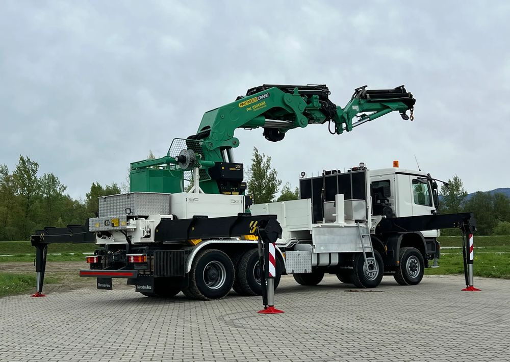 Kamion s kranom Mercedes-Benz * Mercedes 8x6  Actros 4144 * HDS Palfinger 150002 + FLY JIB PJ 170 * Dźwig * 40 TON * Wyciągarka * 35 Metrów * Kosz *: slika Kamion s kranom Mercedes-Benz * Mercedes 8x6  Actros 4144 * HDS Palfinger 150002 + FLY JIB PJ 170 * Dźwig * 40 TON * Wyciągarka * 35 Metrów * Kosz *