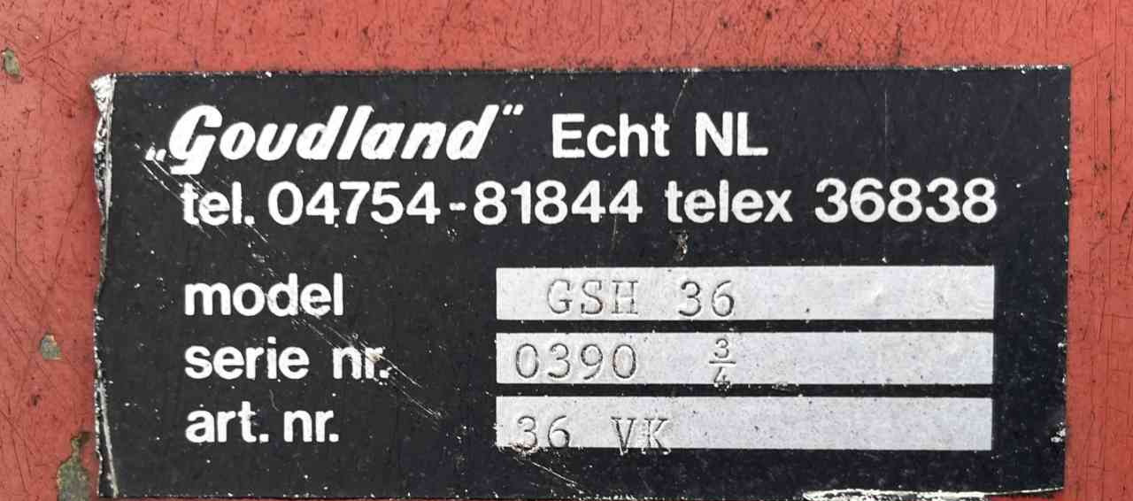 Goudland GSH 36 Schijveneg grondbewerking. - Tanjurača: slika Goudland GSH 36 Schijveneg grondbewerking. - Tanjurača Goudland GSH 36 Schijveneg grondbewerking. - Tanjurača: slika Goudland GSH 36 Schijveneg grondbewerking. - Tanjurača