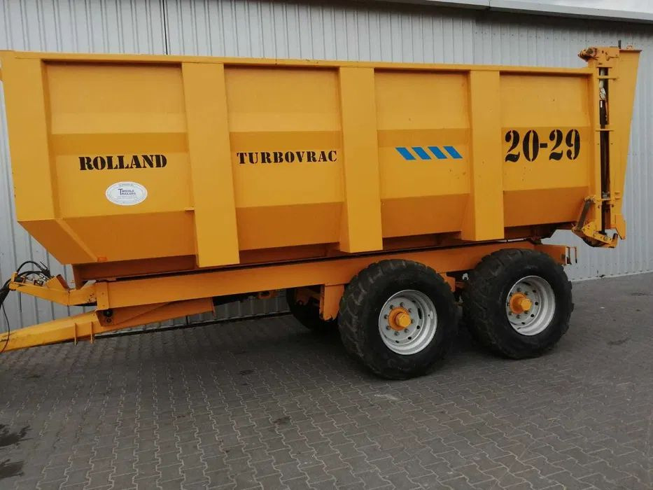 Przyczepa skorupowa 16 ton ROLLAND 20-29 TURBOVRAC - Prikolica za poljoprivredna gospodarstva: slika Przyczepa skorupowa 16 ton ROLLAND 20-29 TURBOVRAC - Prikolica za poljoprivredna gospodarstva Przyczepa skorupowa 16 ton ROLLAND 20-29 TURBOVRAC - Prikolica za poljoprivredna gospodarstva: slika Przyczepa skorupowa 16 ton ROLLAND 20-29 TURBOVRAC - Prikolica za poljoprivredna gospodarstva