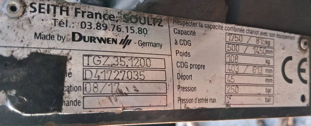 Električni viličar Mitsubishi FB 35 N: slika Električni viličar Mitsubishi FB 35 N