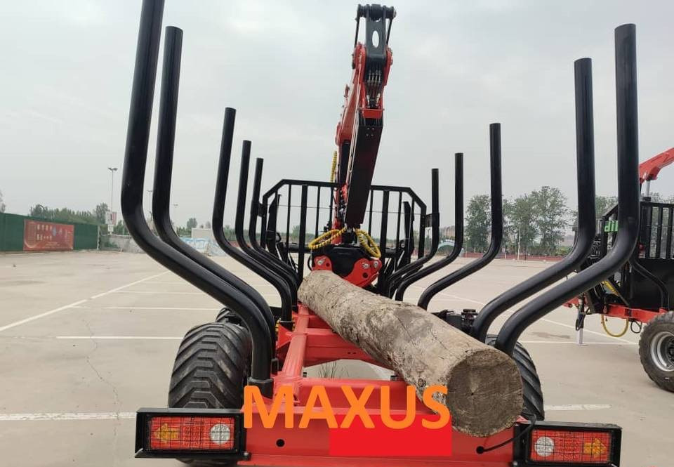 Novi Traktorska šumska prikolica Maxus MAXUS 1400 Forstanhänger + Kran 780: slika Novi Traktorska šumska prikolica Maxus MAXUS 1400 Forstanhänger + Kran 780