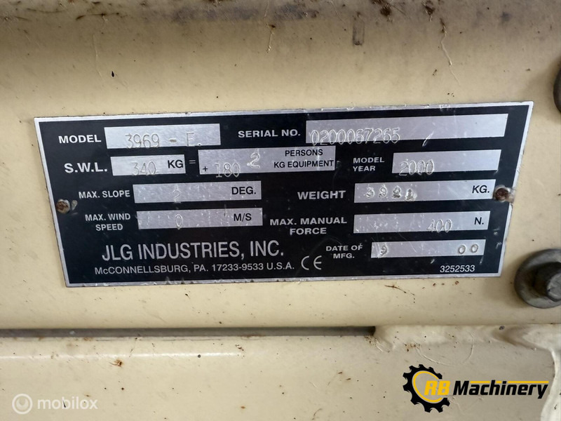 Onbekend merken JLG 3969 - Viličar: slika Onbekend merken JLG 3969 - Viličar Onbekend merken JLG 3969 - Viličar: slika Onbekend merken JLG 3969 - Viličar