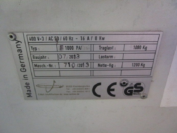 STAPELWENDER RACHNER F 1000 MIT LÜFTER UND RÜTTLER - Tiskarski stroj: slika STAPELWENDER RACHNER F 1000 MIT LÜFTER UND RÜTTLER - Tiskarski stroj STAPELWENDER RACHNER F 1000 MIT LÜFTER UND RÜTTLER - Tiskarski stroj: slika STAPELWENDER RACHNER F 1000 MIT LÜFTER UND RÜTTLER - Tiskarski stroj