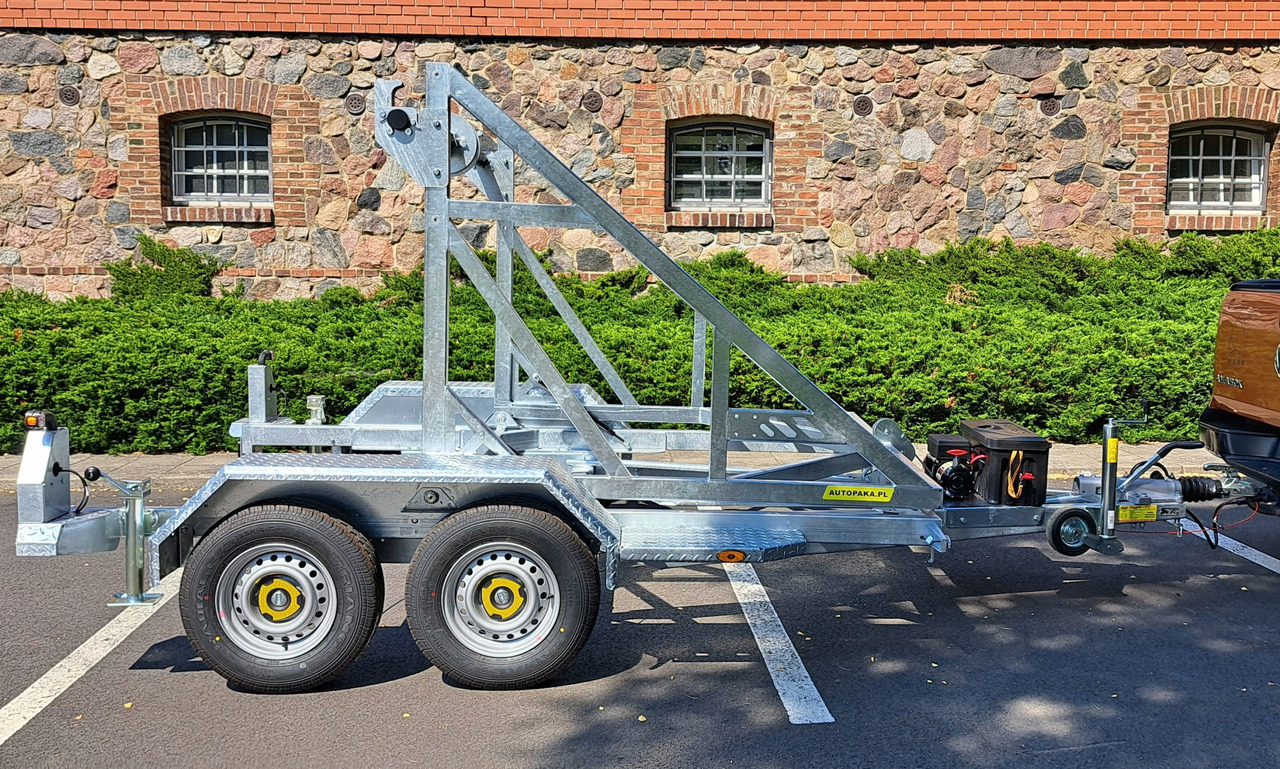 PRZYCZEPA KABLOWA Z WCIĄGARKĄ ELEKTRYCZNĄ 4530 KG, DMC 3500 KG / CABLE TRAILER WITH ELECTRIC WINCH 4530 KG, DMC 3500 KG - Prikolica za kablove: slika PRZYCZEPA KABLOWA Z WCIĄGARKĄ ELEKTRYCZNĄ 4530 KG, DMC 3500 KG / CABLE TRAILER WITH ELECTRIC WINCH 4530 KG, DMC 3500 KG - Prikolica za kablove PRZYCZEPA KABLOWA Z WCIĄGARKĄ ELEKTRYCZNĄ 4530 KG, DMC 3500 KG / CABLE TRAILER WITH ELECTRIC WINCH 4530 KG, DMC 3500 KG - Prikolica za kablove: slika PRZYCZEPA KABLOWA Z WCIĄGARKĄ ELEKTRYCZNĄ 4530 KG, DMC 3500 KG / CABLE TRAILER WITH ELECTRIC WINCH 4530 KG, DMC 3500 KG - Prikolica za kablove