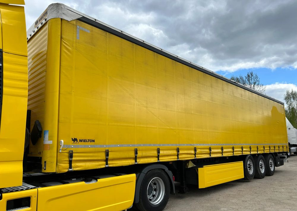 Poluprikolica s ceradom Wielton NS3K FIRANKA / STANDARD / OŚ PODNOSZONA / KOSZ PALETOWY / 2019 ROK !!: slika Poluprikolica s ceradom Wielton NS3K FIRANKA / STANDARD / OŚ PODNOSZONA / KOSZ PALETOWY / 2019 ROK !!