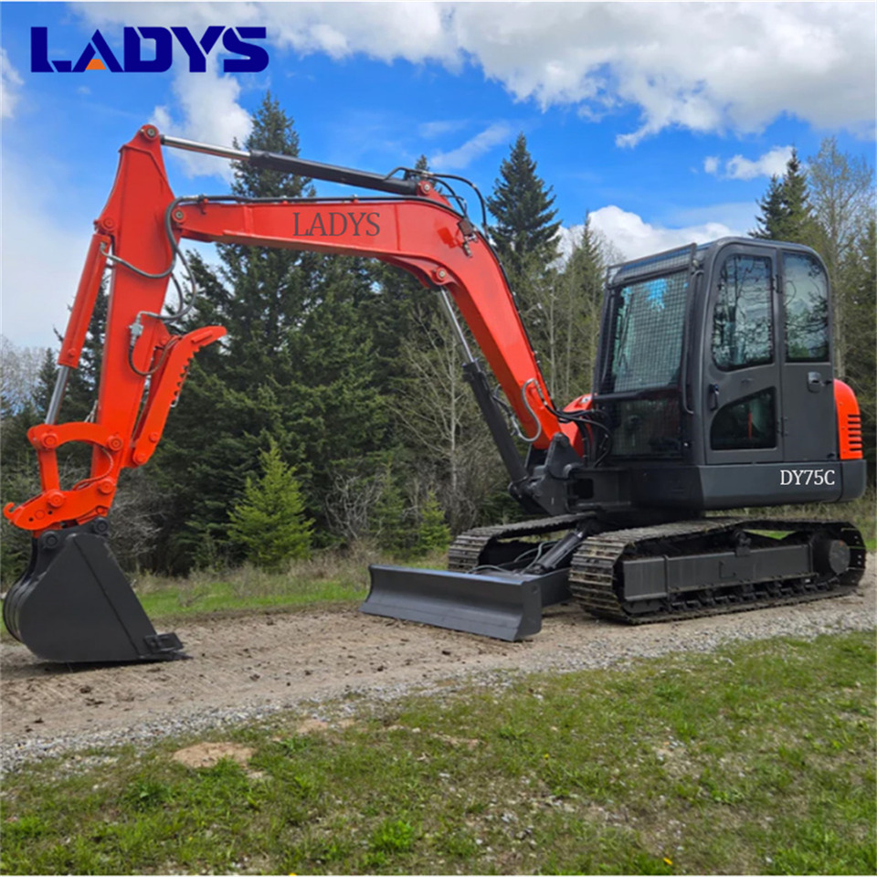 LADYS DY75C Small Excavator Euro 5/Epa Yanmar Engine Small Excavator Crawler Excavator For Sale - Bager gusjeničar: slika LADYS DY75C Small Excavator Euro 5/Epa Yanmar Engine Small Excavator Crawler Excavator For Sale - Bager gusjeničar LADYS DY75C Small Excavator Euro 5/Epa Yanmar Engine Small Excavator Crawler Excavator For Sale - Bager gusjeničar: slika LADYS DY75C Small Excavator Euro 5/Epa Yanmar Engine Small Excavator Crawler Excavator For Sale - Bager gusjeničar