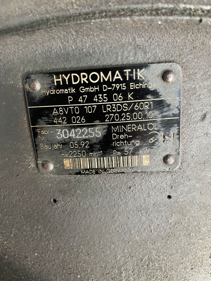 Case Hydraulikpumpe Hydromatik Bagger P4743506K A8vT0 A8VT0 107 LR3DS/60R1 - Drugi strojevi: slika Case Hydraulikpumpe Hydromatik Bagger P4743506K A8vT0 A8VT0 107 LR3DS/60R1 - Drugi strojevi Case Hydraulikpumpe Hydromatik Bagger P4743506K A8vT0 A8VT0 107 LR3DS/60R1 - Drugi strojevi: slika Case Hydraulikpumpe Hydromatik Bagger P4743506K A8vT0 A8VT0 107 LR3DS/60R1 - Drugi strojevi