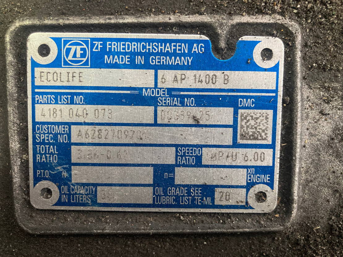 ZF Getriebe ZF 6 AP 1400 B Ecolife 4181040073 A6282709201 6AP1400B - Mjenjač za Autobus: slika ZF Getriebe ZF 6 AP 1400 B Ecolife 4181040073 A6282709201 6AP1400B - Mjenjač za Autobus ZF Getriebe ZF 6 AP 1400 B Ecolife 4181040073 A6282709201 6AP1400B - Mjenjač za Autobus: slika ZF Getriebe ZF 6 AP 1400 B Ecolife 4181040073 A6282709201 6AP1400B - Mjenjač za Autobus