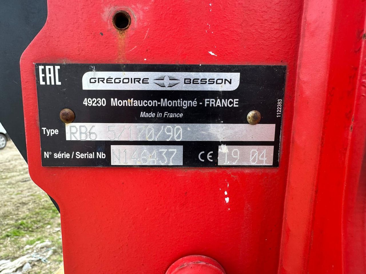 Plow Gregoire Besson Rover 60 - Plug: slika Plow Gregoire Besson Rover 60 - Plug Plow Gregoire Besson Rover 60 - Plug: slika Plow Gregoire Besson Rover 60 - Plug