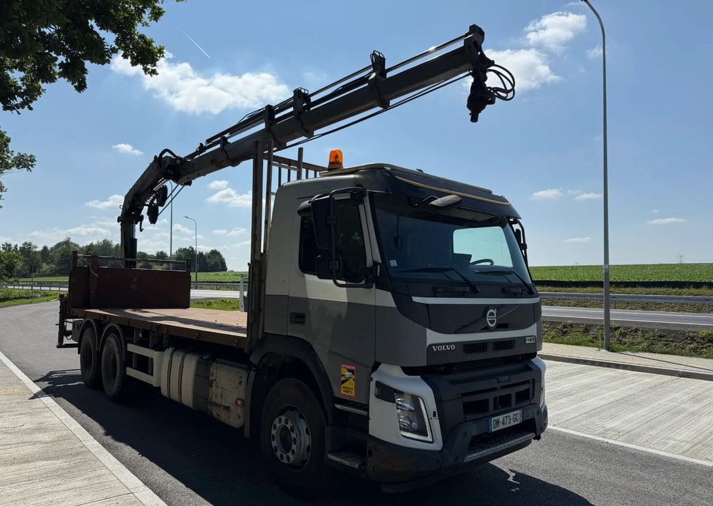 Kamion s otvorenim sandukom, Kamion s kranom Volvo FMX 420: slika Kamion s otvorenim sandukom, Kamion s kranom Volvo FMX 420