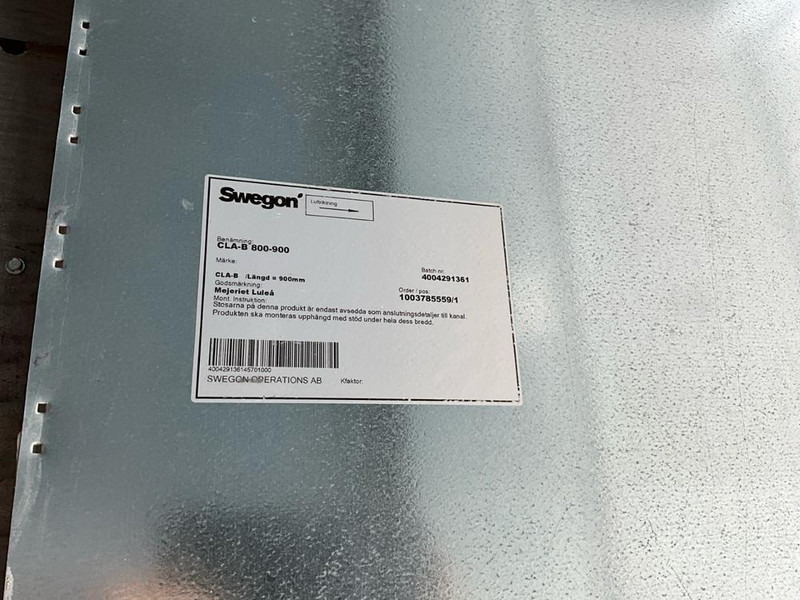 Swegon CLA B 800-900 - Transportna traka: slika Swegon CLA B 800-900 - Transportna traka Swegon CLA B 800-900 - Transportna traka: slika Swegon CLA B 800-900 - Transportna traka