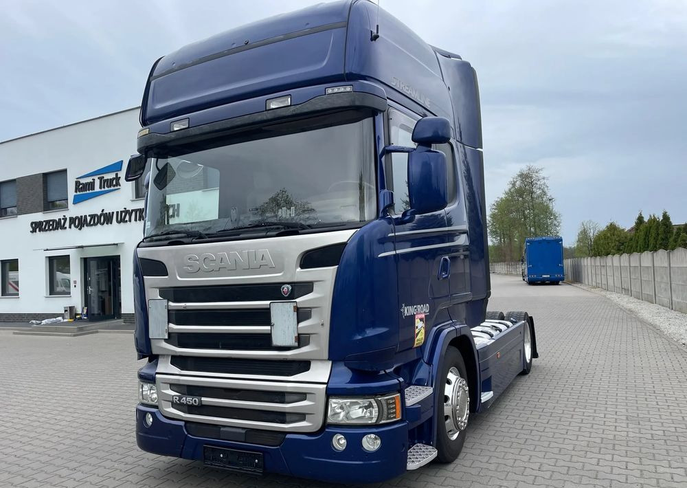 Tegljač Scania R450 Topline King/ Mega/ LowDeck/ Zbiorniki 1400 l: slika Tegljač Scania R450 Topline King/ Mega/ LowDeck/ Zbiorniki 1400 l
