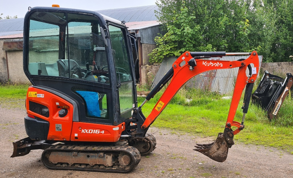 2016 Kubota KX016-4 Mini Digger, only 1550 hours - Mini bager: slika 2016 Kubota KX016-4 Mini Digger, only 1550 hours - Mini bager 2016 Kubota KX016-4 Mini Digger, only 1550 hours - Mini bager: slika 2016 Kubota KX016-4 Mini Digger, only 1550 hours - Mini bager