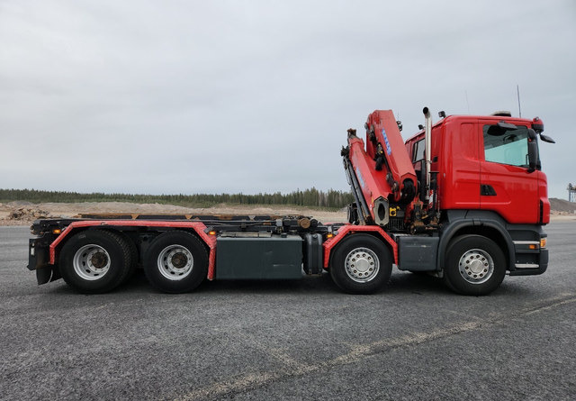 Scania R500 V8 8x4 - Kamion s kabelskim sustavom, Kamion s kranom: slika Scania R500 V8 8x4 - Kamion s kabelskim sustavom, Kamion s kranom Scania R500 V8 8x4 - Kamion s kabelskim sustavom, Kamion s kranom: slika Scania R500 V8 8x4 - Kamion s kabelskim sustavom, Kamion s kranom
