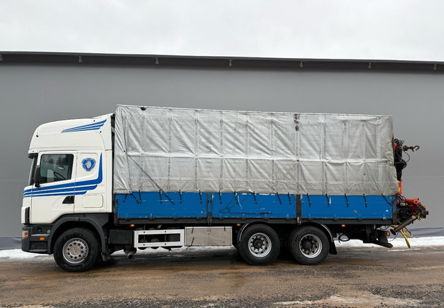 Scania144G 6x2 *Juuri Katsastettu* - Kamion s otvorenim sandukom, Kamion s kranom: slika Scania144G 6x2 *Juuri Katsastettu* - Kamion s otvorenim sandukom, Kamion s kranom Scania144G 6x2 *Juuri Katsastettu* - Kamion s otvorenim sandukom, Kamion s kranom: slika Scania144G 6x2 *Juuri Katsastettu* - Kamion s otvorenim sandukom, Kamion s kranom