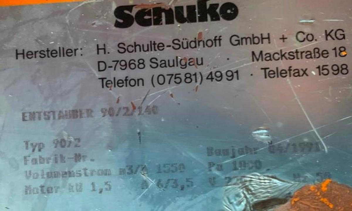Späne-Absauganlage SCHUKO - HVAC oprema: slika Späne-Absauganlage SCHUKO - HVAC oprema Späne-Absauganlage SCHUKO - HVAC oprema: slika Späne-Absauganlage SCHUKO - HVAC oprema