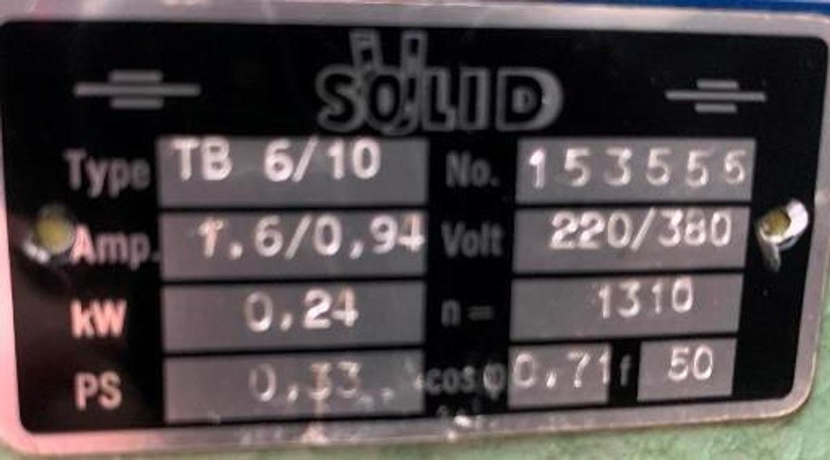 Tischbohrmaschine SOLID - Stupna bušilica: slika Tischbohrmaschine SOLID - Stupna bušilica Tischbohrmaschine SOLID - Stupna bušilica: slika Tischbohrmaschine SOLID - Stupna bušilica