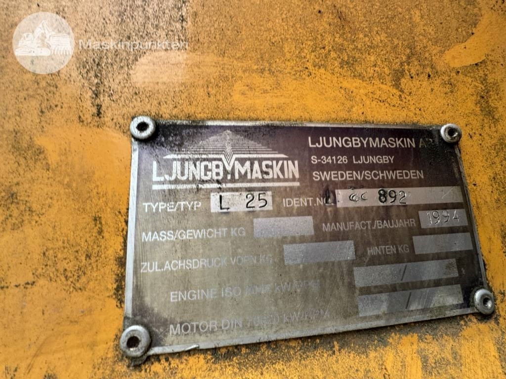 Utovarivač na kotačima Ljungby L 25: slika Utovarivač na kotačima Ljungby L 25