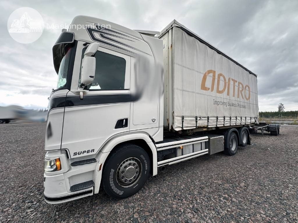 Scania R 580 - Transporter kontejnera/ Kamion s izmjenjivim sanducima: slika Scania R 580 - Transporter kontejnera/ Kamion s izmjenjivim sanducima Scania R 580 - Transporter kontejnera/ Kamion s izmjenjivim sanducima: slika Scania R 580 - Transporter kontejnera/ Kamion s izmjenjivim sanducima